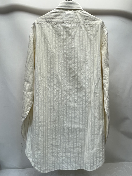 GUCCI オーバーサイズ ストライプシャツ 48 アイボリー