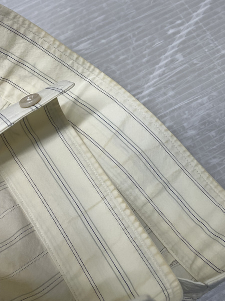 GUCCI オーバーサイズ ストライプシャツ 48 アイボリー