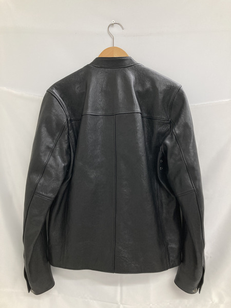 COACH 牛革 シングルライダースジャケット (S)