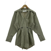 MURRAL 長袖ワンピース DEAR SHIRT F カーキ
