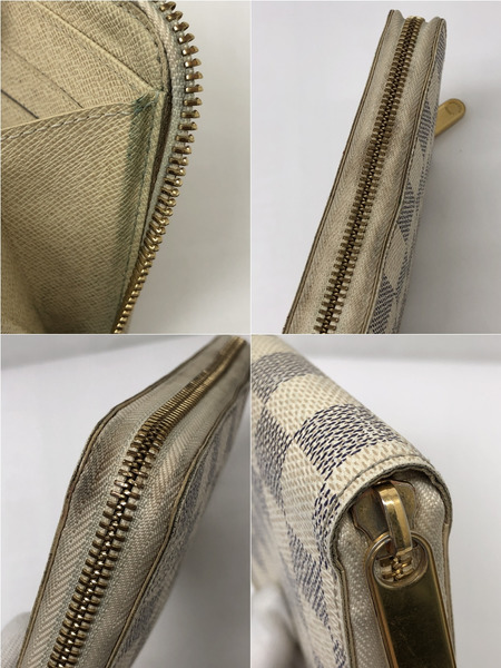 長財布 ダミエ アズール ジッピーウォレット