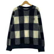 Captains Helm ニット・セーター BLOCK CHECK FLEECE CREW L