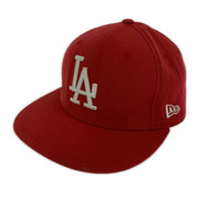 NEW ERA キャップ LA レッドUSA製 50th