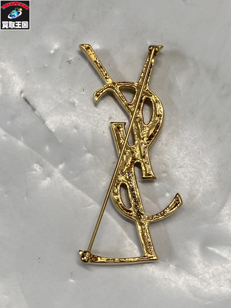 小物 YSL ブローチ ゴールド