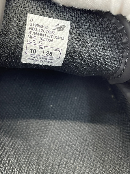 NEW BALANCE U19068G9 Angora スニーカー サイズ28cm 白×黒