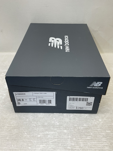 NEW BALANCE U19068G9 Angora スニーカー サイズ28cm 白×黒