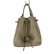 FURLA ハンドバッグ 巾着ショルダーバッグ/ベージュ