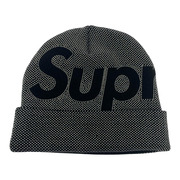 Supreme Studded Knockout Big Logo Beanie 黒