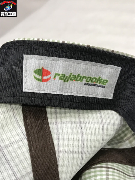 Rajabrooke キャップ 山葵醤油CHECK/F[値下]｜商品番号