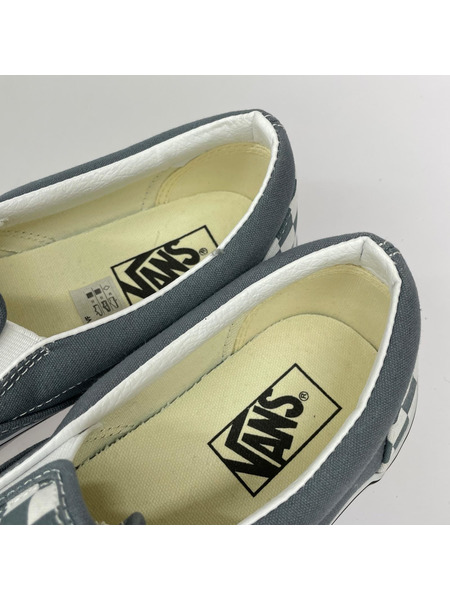 VANS スニーカー SLIP-ON スリッポン チェッカーボード グレー 27.5cm