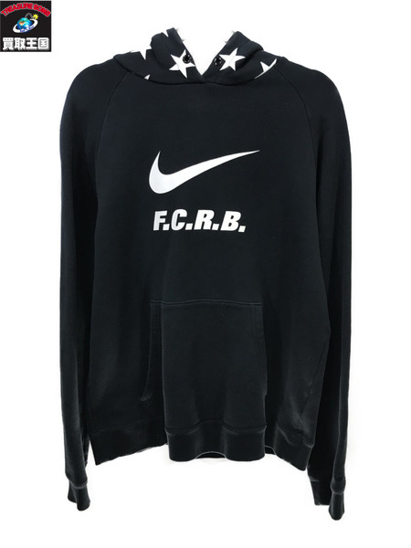 NIKEL 黒 Nike FCRB ナイキ ブリストル パーカー - パーカー