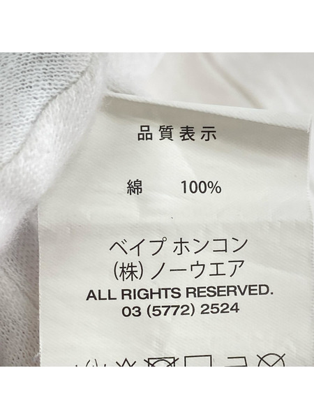 A BATHING APE 半袖Tシャツ・カットソー AAPE NOW TEE/WHT