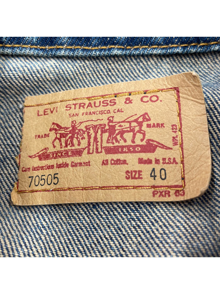 Levi's 70505-0217 96年製 デニムジャケット（40）