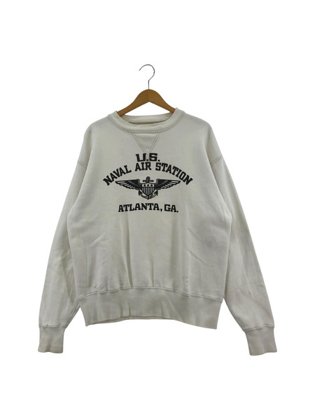 CUSHMAN スウェット・トレーナー 両V（XL) 白