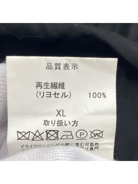 WACKO MARIA 半袖シャツ BUDSPOOL 殺人音楽 オープンカラー 黒 XL