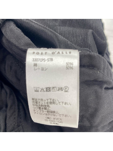 POST OVERALLS ショートパンツ POST Coach Shorts 黒(S)