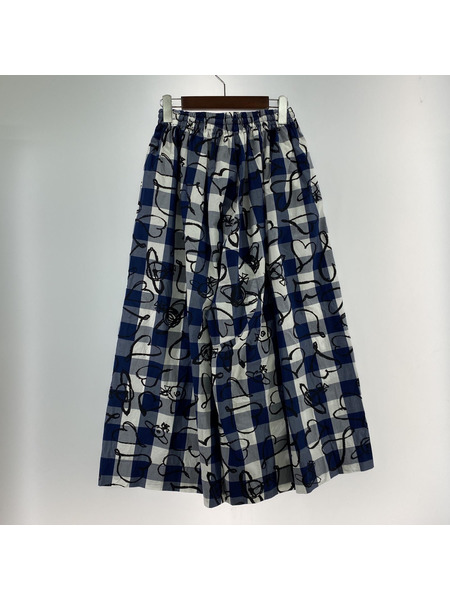 Vivienne Westwood red label ソノ他 オーブプリント チェック柄ワイドパンツ