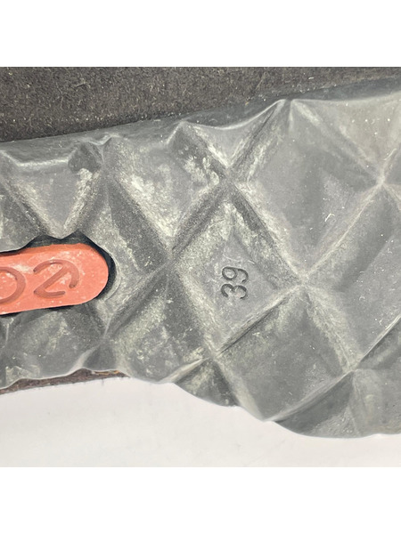 ブーツ ecco ロングブーツ スウェード パッチワーク