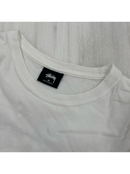 STUSSY ALL THAT JAZZ シャドーマン Tシャツ 白 (M)