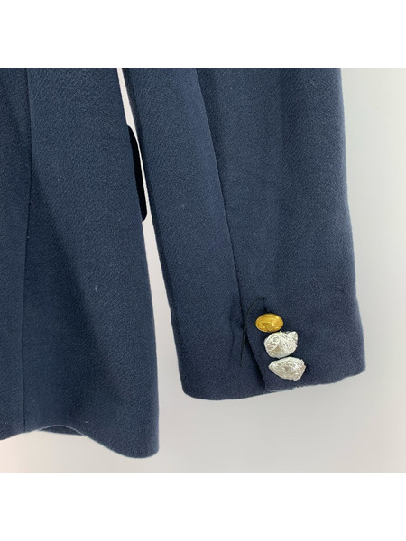 POLO RALPH LAUREN ジャケット エンブレム刺繍 スウェット地 ブレザー 紺 (6)