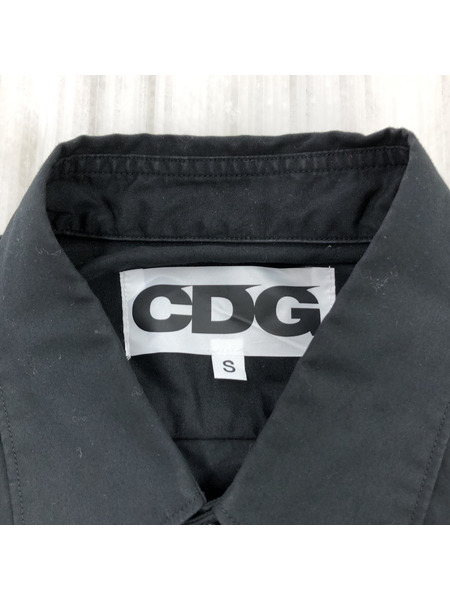 COMME des GARCONS L/Sシャツ/ブラック/S[値下]