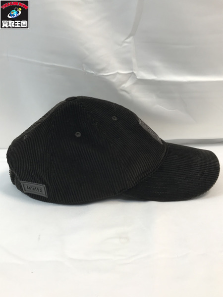 LOEWE ロエベ コーデュロイ アナグラムパッチキャップ K820358X22 BLK 帽子 ワンサイズ