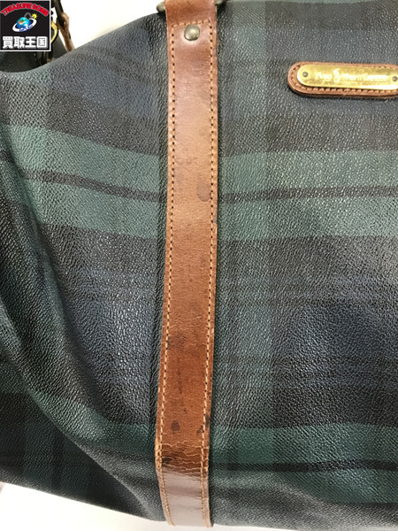 POLO RALPH LAUREN ブラックウォッチ ボストンバッグ[値下]