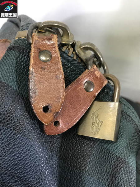 POLO RALPH LAUREN ブラックウォッチ ボストンバッグ[値下]