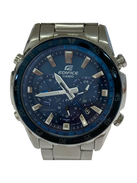 CASIO メンズ時計 EDIFICE/ソーラー時計/SLV