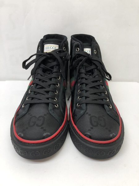靴 GUCCI TENNIS1977 ハイカットスニーカー 9 シェリーライン　約28cm