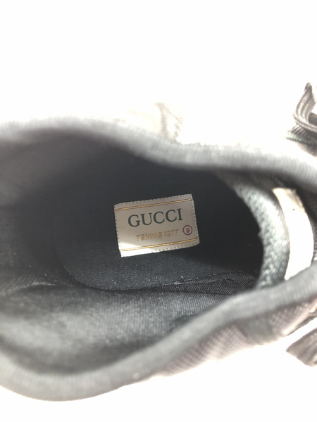 靴 GUCCI TENNIS1977 ハイカットスニーカー 9 シェリーライン　約28cm