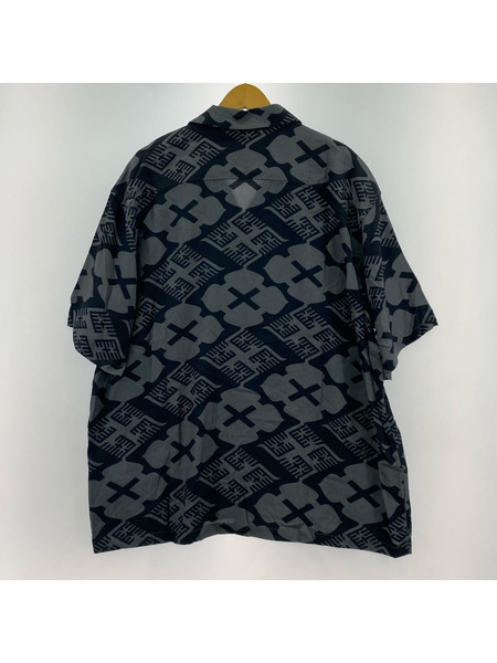 長袖シャツ BUDSPOOL GAKKIN オープンカラー 家紋 XL