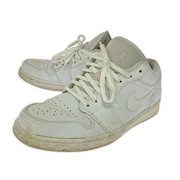 NIKE スニーカー Air Jordan 1 Low Triple White 26.5cm