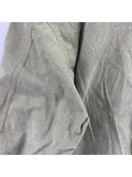 長袖シャツ ink ボタンデザインシャツ カーキ[値下]