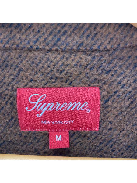 Supreme 長袖シャツ 22AW Brushed Flannel Shirt (M)BRW