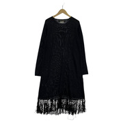 COMME des GARCONS HOMME PLUS 19AW フリンジロングニット S ブラック