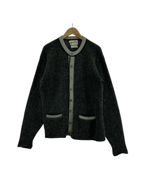OLD・VINTAGE カーディガン Glen Brae/モヘア/L/グレー