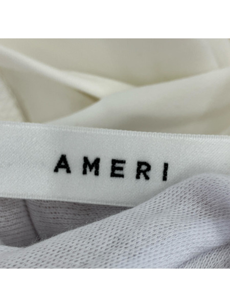 AMERI 長袖ワンピース 黒白/01120531090