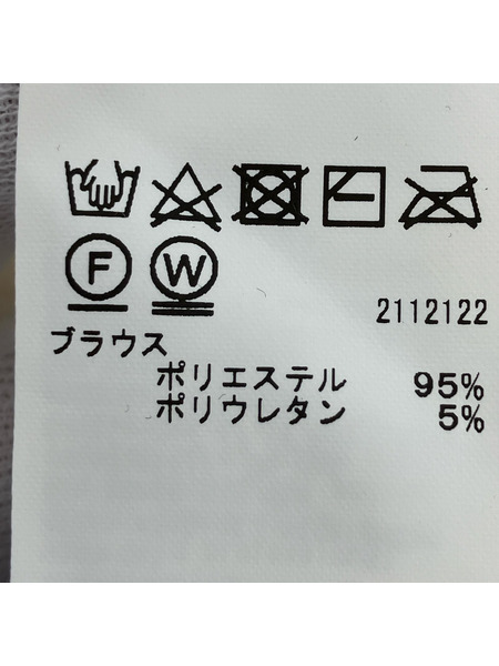 AMERI 長袖ワンピース 黒白/01120531090