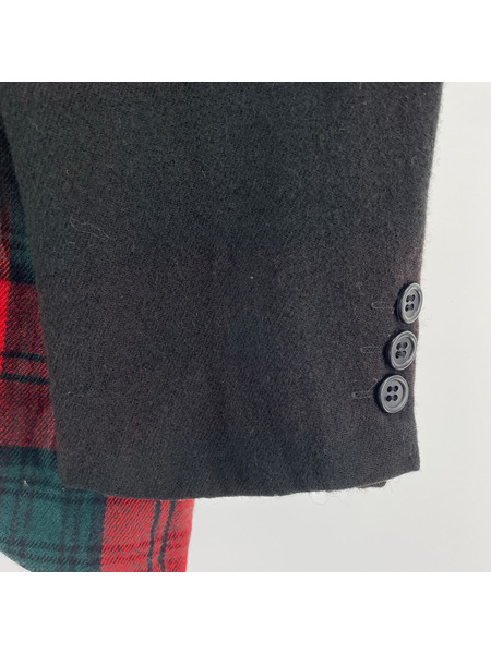 BLACK COMME des GARCONS ジャケット ウールテーラード ブラック S