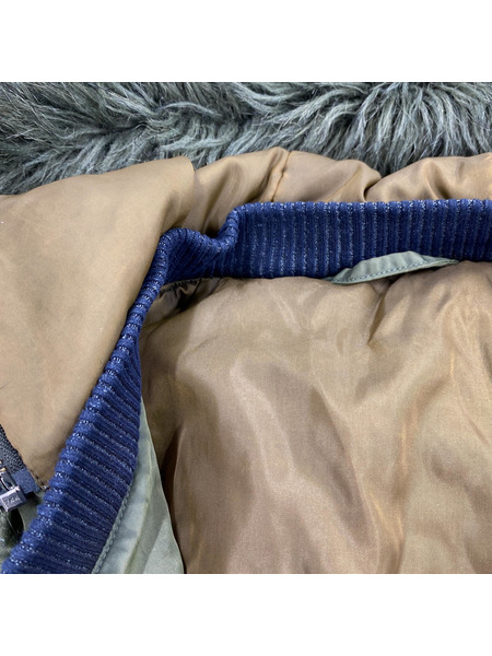 9090 Washed Bomber Jacket (L) NN1847 オリーブ[値下]