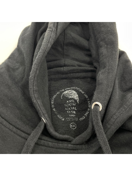 SAPeur パーカー anti social social club 黒(XXL)