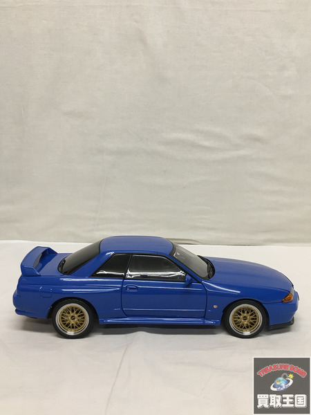 AUTOart 1/18 NISSAN SKYLINE  GT-R (R32) V-SPEC 2 TUNED バージョン ブルー