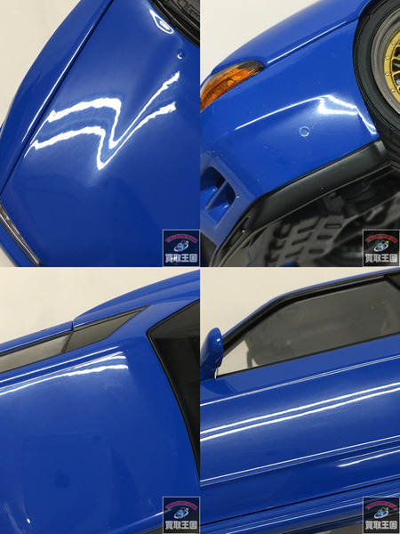 AUTOart 1/18 NISSAN SKYLINE  GT-R (R32) V-SPEC 2 TUNED バージョン ブルー