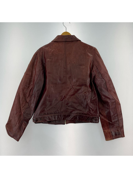 KATHARINE HAMNETT レザージャケット レザージャケット レッド