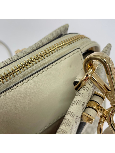 MICHAEL KORS MARILYN MKシグネイチャー クロスボディバッグ アイボリー