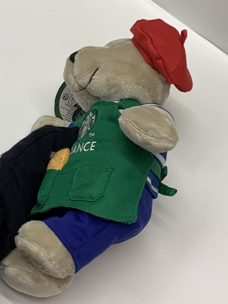 スターバックス ベアリスタ フランス限定 エプロン タグ付き スタバ クマ ぬいぐるみ