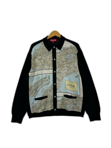 SUPREME ニットカーデ シルクマップ 23AW