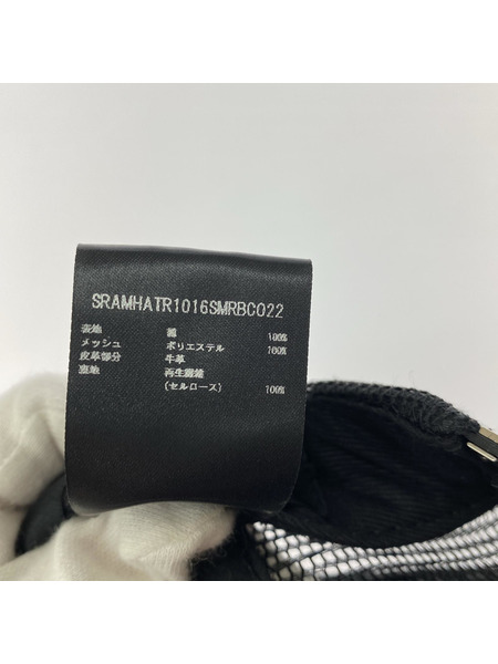 AMIRI キャップ BONES STACKED TRUCKER HAT メッシュキャップ