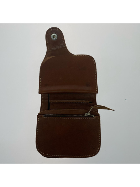 REDMOON コンパクトウォレット ショートウォレット 茶